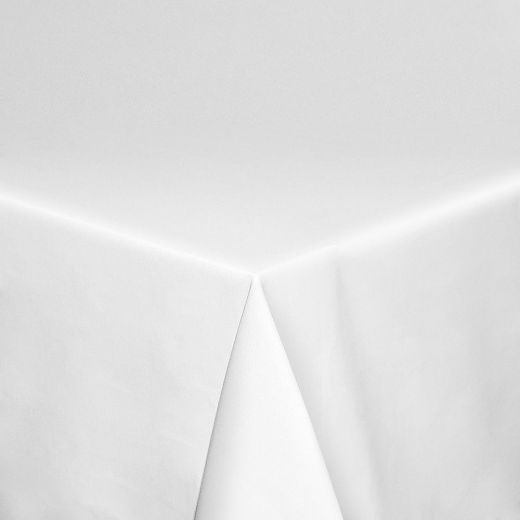 Mantel satén blanco Poliéster-Algodón